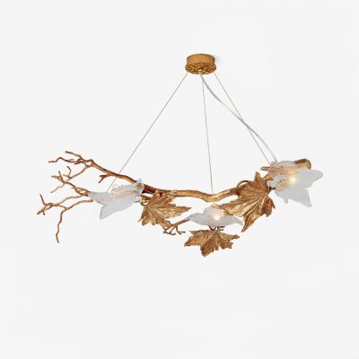 LED355 Folio Branch Brass