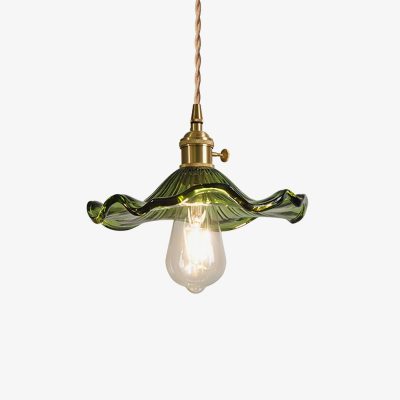 LED337 Glass Hibiscus Flower
