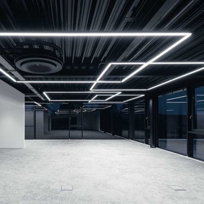 LED411 Linear Lamp Chandelier for Office Front Desk Kitchen Pendant Light