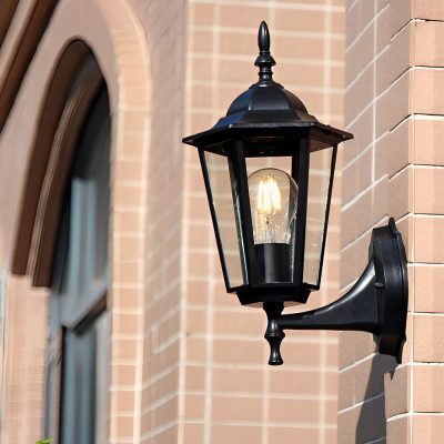 LED383Retro Hexagonal Waterproof European Style Outdoor Wall Lights Wall Lamp