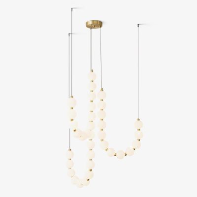 LED334 Acrylic Pearl Necklace
