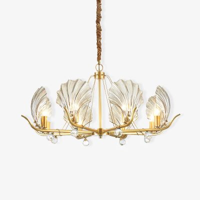LED357 Shell Crystal Chandelier